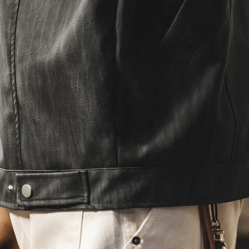 Classic Mode Stand Collar Jacket P1840